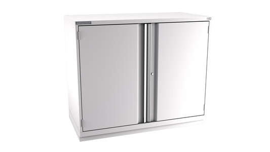 Champion Tool Storage DWS2100-2FDIL-FTB-LG 2-Door Shallow Depth Modular Cabinet DWS2100 | 56-1/2"W x 45-1/4"H x 22-1/2"D, Light Gray
