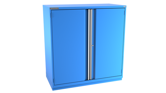 Champion Tool Storage DWS2700-2FDIL-FTB-BB 2-Door Shallow Depth Modular Cabinet DWS2700 | 56-1/2"W x 59-1/2"H x 22-1/2"D, Bright Blue