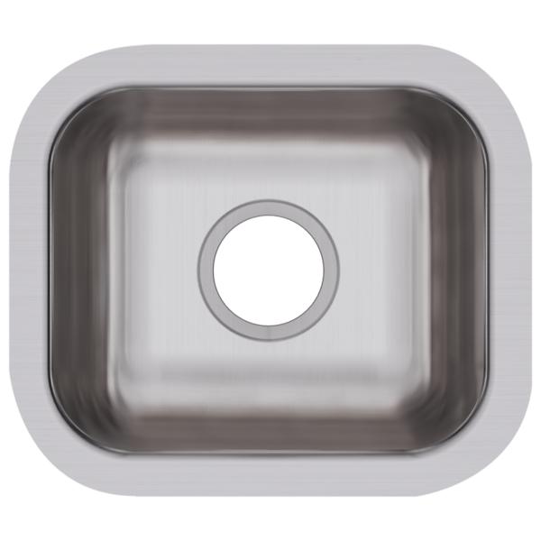 Elkay DXUH1210 Dayton® Stainless Steel 14-1/2" x 12-1/2" x 6-1/2" Single Bowl Undermount Bar Sink