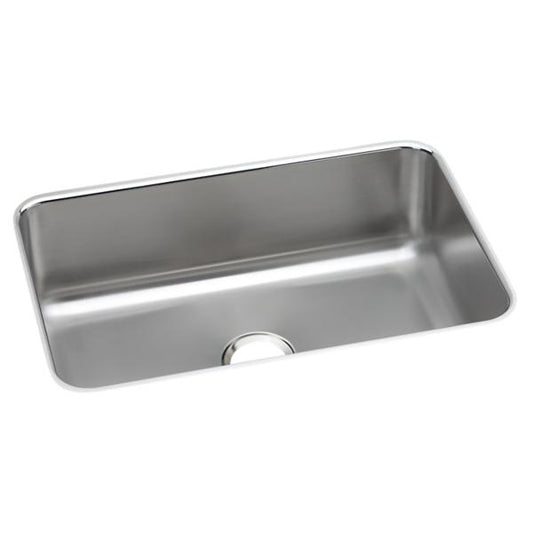 Elkay DXUH2416 Dayton® Stainless Steel 26-1/2" x 18-1/2" x 8" Single Bowl Undermount Sink