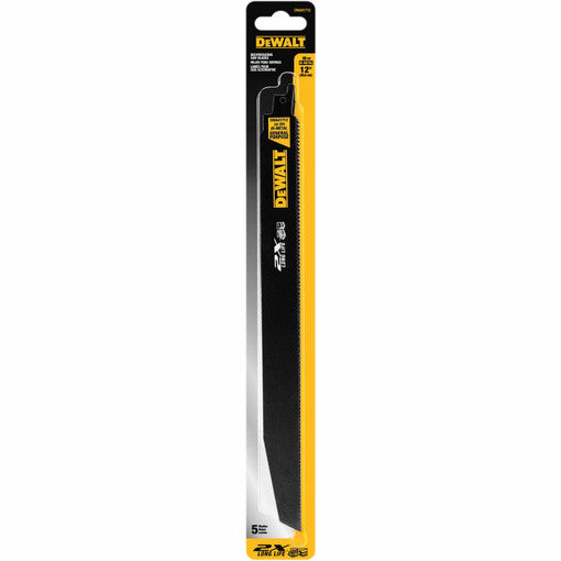 Dewalt DWA41712 2X Long Life Wood And Metal Cutting Reciprocating Saw Blades