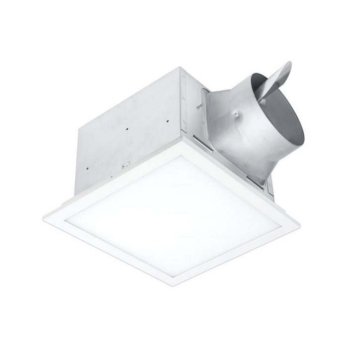 Delta Breez SIG80-110ELED BreezSignature 80/110 CFM Fan/Edge-lit Dimmable LED Light with Adjustable Color