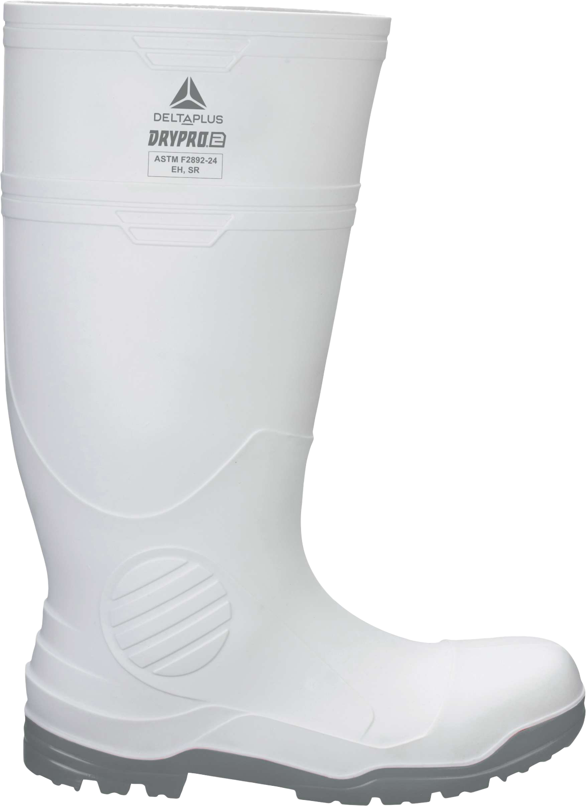 Delta Plus WMXP2OBNG31 DRYPRO7 Boots, Plain Toe, Black-Grey, US13, Size-31