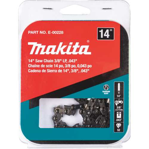 Makita E-00228 14" Saw Chain, 3/8 LP, .043