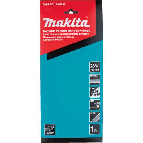 Makita E-04139 28‘3/4" 18 TPI Bi‘Metal Sub‘Compact Portable Band Saw Blade