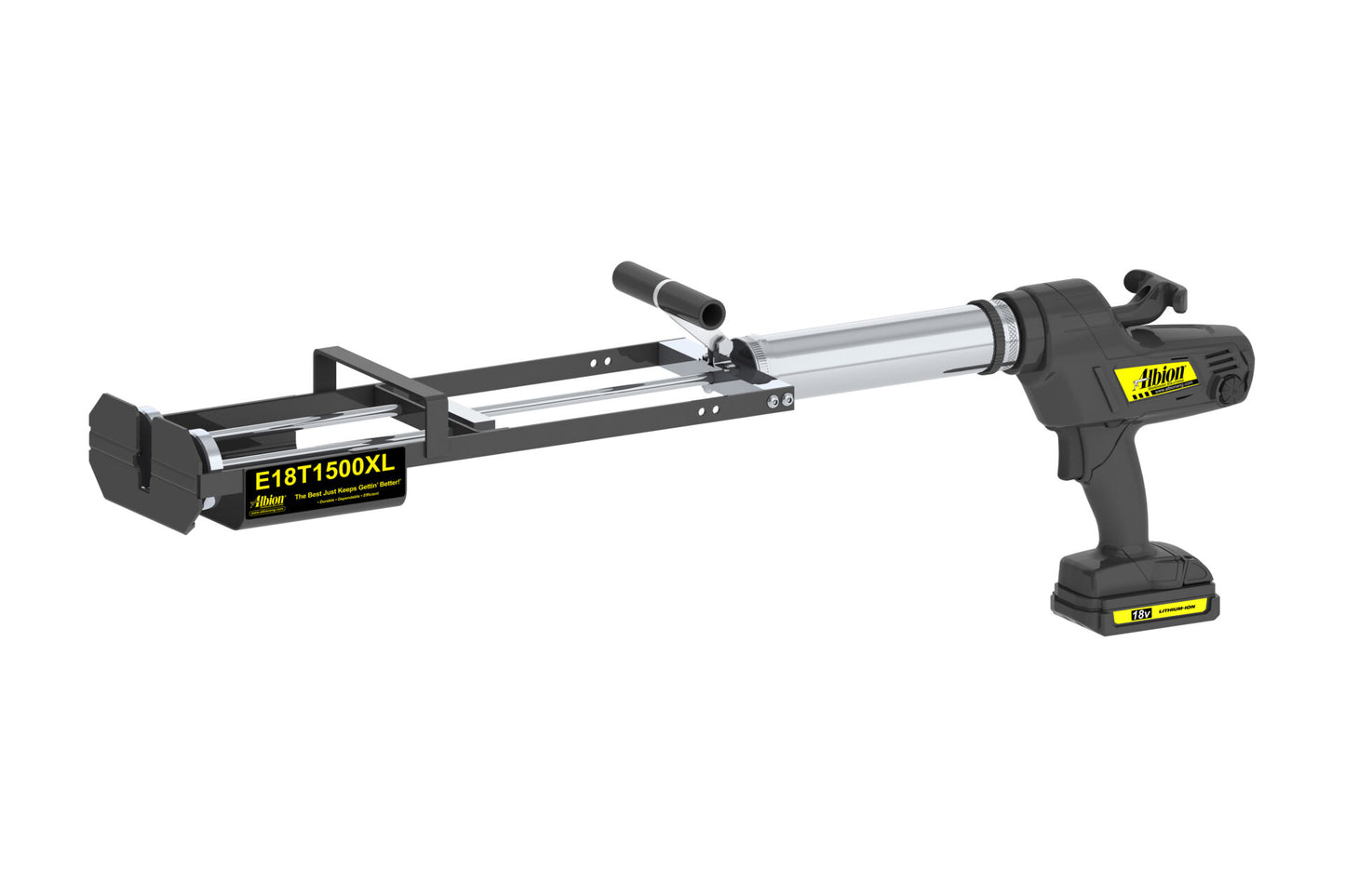 Albion Engineering E18T1500XL 1500 Series Cordless Multi-Component Cartridge Extension Gun (1:1) 18 Volt