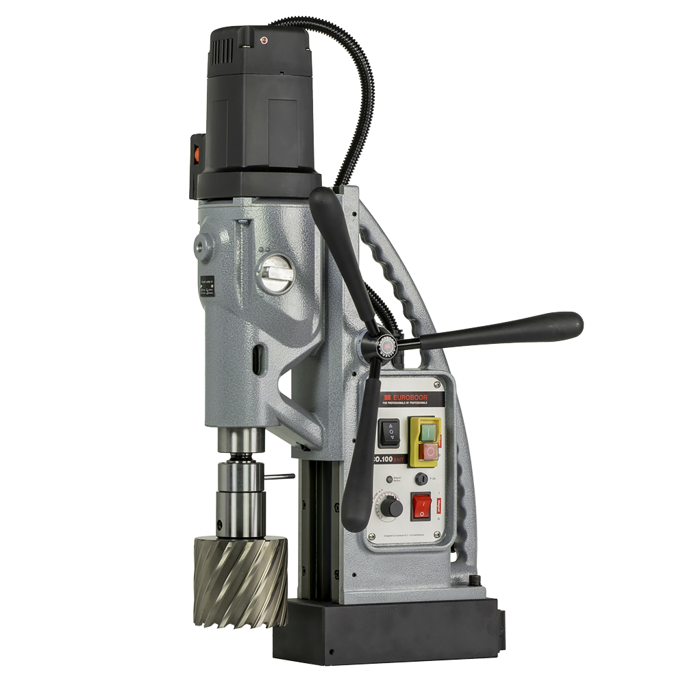 Euroboor ECO.100S+/T Magnetic Drilling Machine, 4", 110 V, Us.