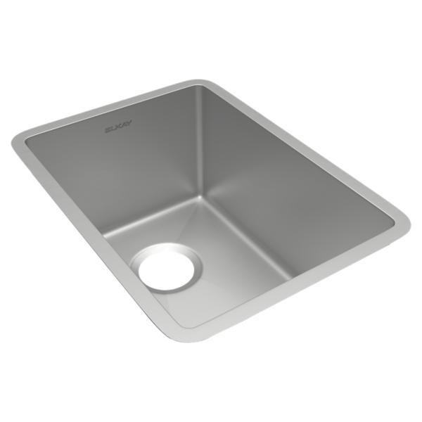 Elkay ECTRU12179T Crosstown® 18 Gauge Stainless Steel 13-1/2" x 18-1/2" x 9" Single Bowl Undermount Bar Sink