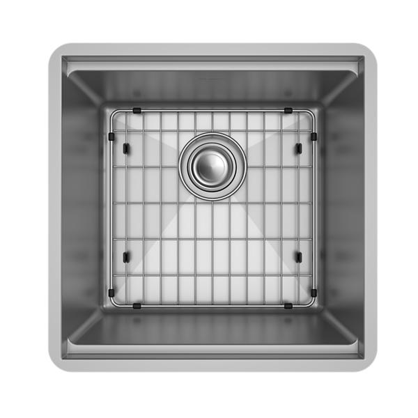 Elkay ECTRU17169W Crosstown® 18 Gauge Workstation Stainless Steel 18-1/2" x 18-1/2" x 8-3/4" Single Bowl Undermount Sink Kit