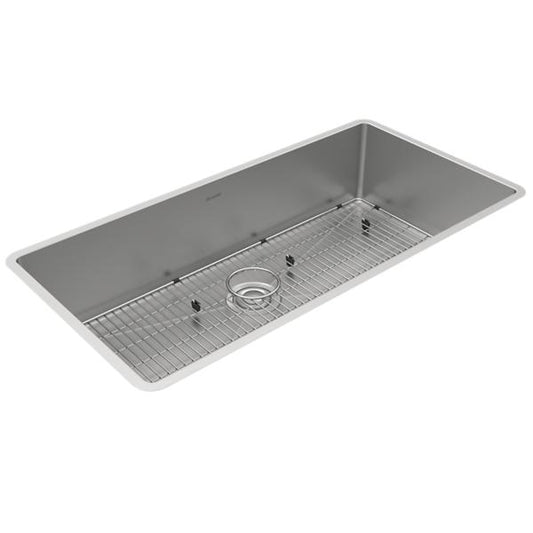 Elkay ECTRU35179TC Crosstown® 18 Gauge Stainless Steel 36-1/2" x 18-1/2" x 9" Single Bowl Undermount Sink Kit