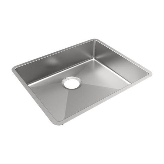 Elkay ECTRUAD211755 Crosstown® 18 Gauge Stainless Steel 22-1/2" x 18-1/2" x 5-1/2" Single Bowl Undermount Sink