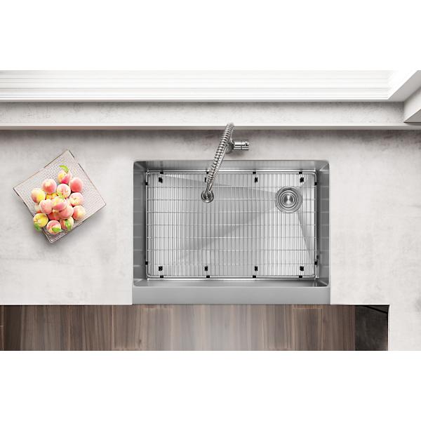 Elkay ECTRUF30179RC Crosstown® 18 Gauge Stainless Steel 35-7/8" x 20-1/4" x 9" Single Bowl Farmhouse Sink Kit