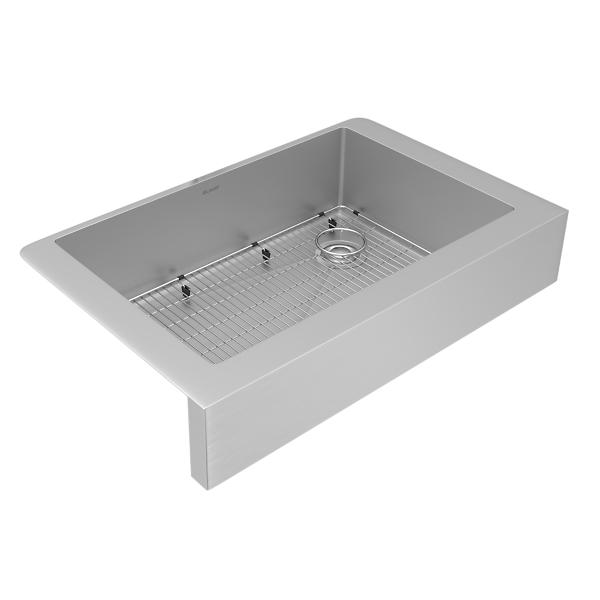 Elkay ECTRUF30179RC Crosstown® 18 Gauge Stainless Steel 35-7/8" x 20-1/4" x 9" Single Bowl Farmhouse Sink Kit