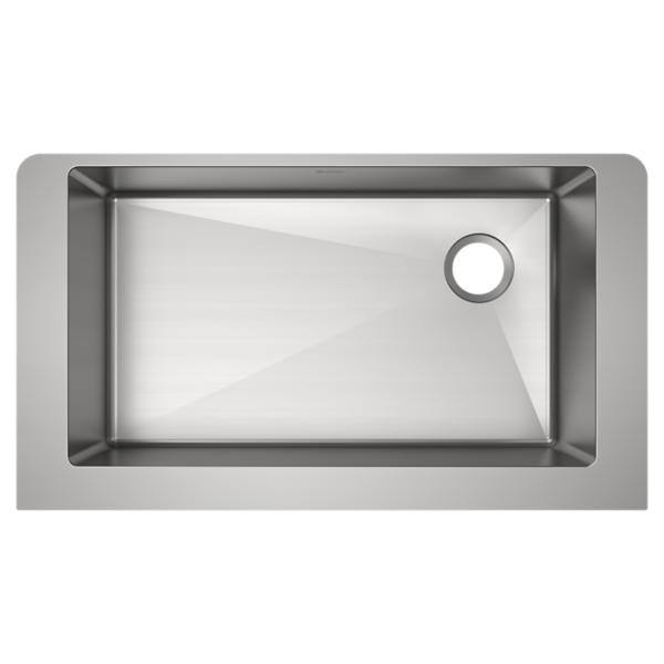 Elkay ECTRUF30179R Crosstown® 18 Gauge Stainless Steel 35-7/8" x 20-1/4" x 9" Single Bowl Farmhouse Sink