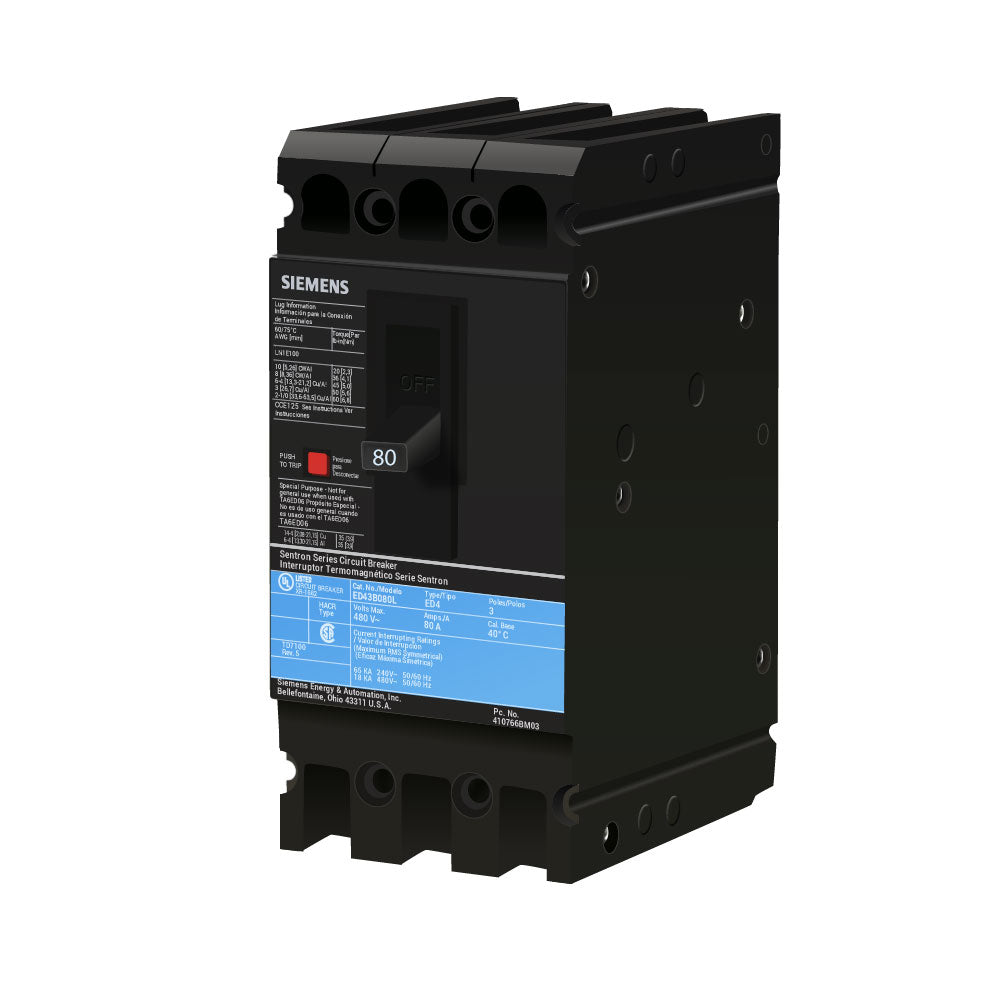 Siemens ED43B080L BREAKER