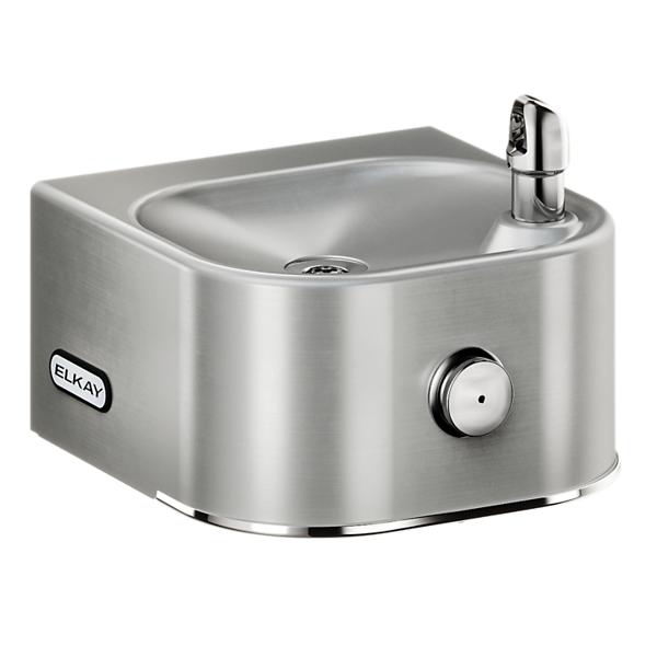 Elkay EDFP210FPK Soft Sides® Single Fountain Non-Filtered Non-Refrigerated Freeze Resistant Stainless