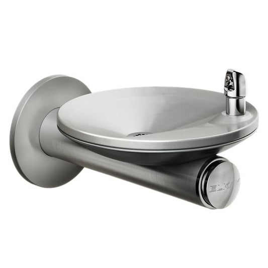 Elkay EDFPBMV114K SwirlFlo® Single Wall Mount Fountain Vandal Resistant Non-Filtered Non-Refrigerated Stainless