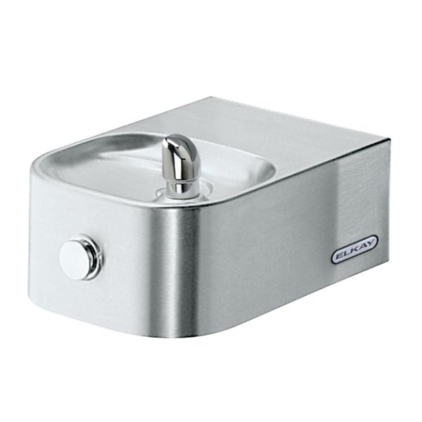 Elkay EDFPVR214C Soft Sides® Single ADA Fountain Vandal Resistant Non-Filtered Non-Refrigerated Stainless