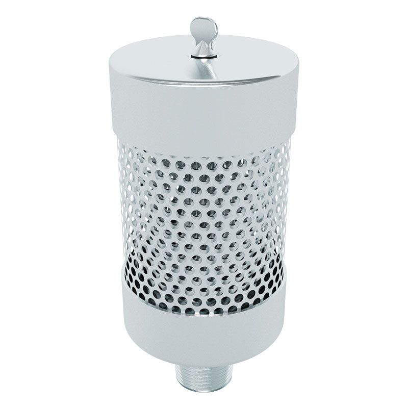 Solberg EF-FG7-050 Compact Oil Mist Discharge Filter – 1/2" MPT, 0.3 Micron Coalescing Element, Vacuum Pump Exhaust Filter