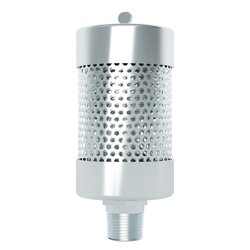 Solberg EF-FG7-050 Compact Oil Mist Discharge Filter – 1/2" MPT, 0.3 Micron Coalescing Element, Vacuum Pump Exhaust Filter