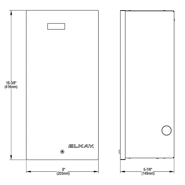 Elkay EF3000VRBC Universal Vandal-Resistant 3000 Gal. Filtration Kit