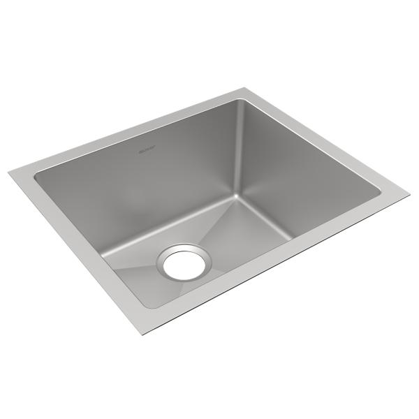 Elkay EFRU191610T Crosstown® 16 Gauge Stainless Steel 21-1/2" x 18-1/2" x 10" Single Bowl Undermount Sink