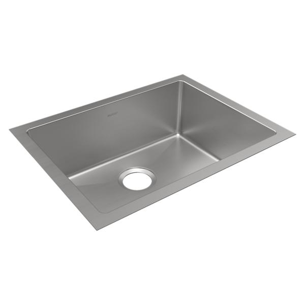 Elkay EFRU2115T Crosstown® 16 Gauge Stainless Steel 23-1/2" x 18-1/4" x 8" Single Bowl Undermount Sink