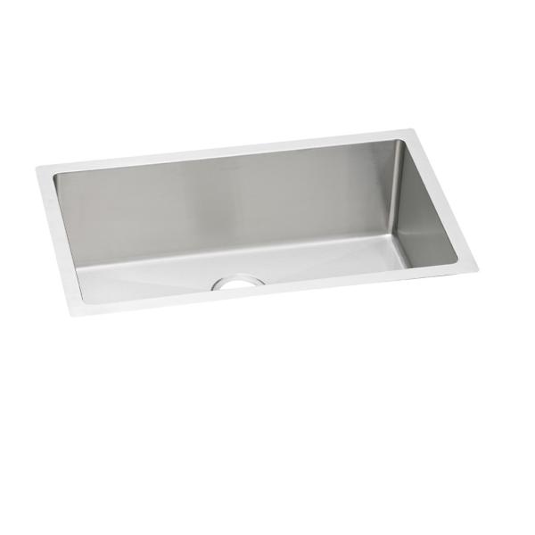 Elkay EFRU281610T Crosstown® 16 Gauge Stainless Steel 30-1/2" x 18-1/2" x 10" Single Bowl Undermount Sink