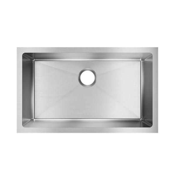 Elkay EFRU281610T Crosstown® 16 Gauge Stainless Steel 30-1/2" x 18-1/2" x 10" Single Bowl Undermount Sink