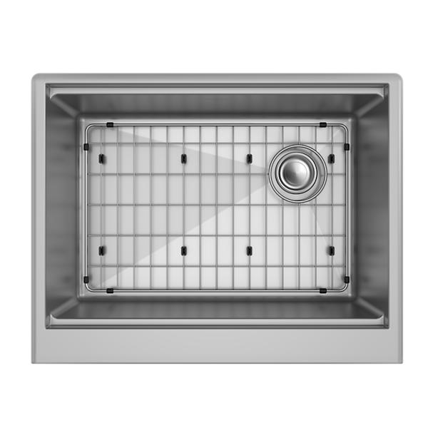 Elkay EFRUFF24179RW Crosstown® 16 Gauge Workstation Stainless Steel 25-7/8" x 20-1/4" x 9-7/16" Single Bowl Farmhouse Sink Kit