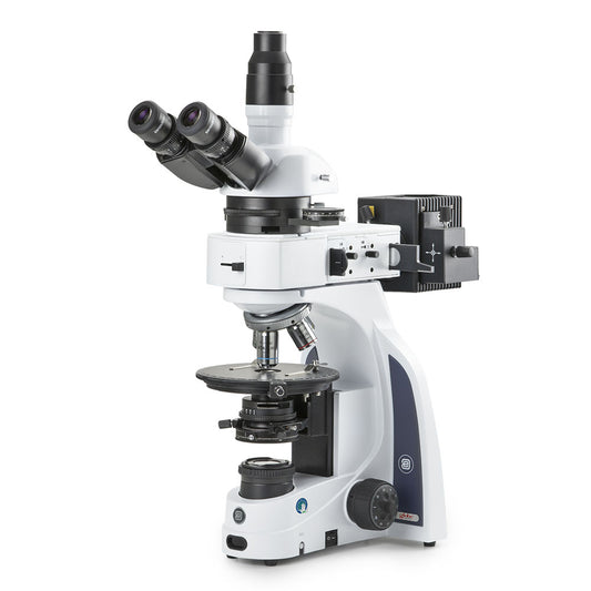 Globe Scientific EIS-1053-PLPOLRI iScope trinocular microscope with EWF 10x/20mm eyepieces