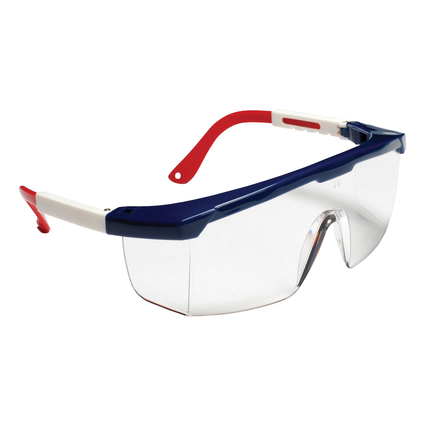 Cordova Safety EJNWR10ST Retriever™, Safety Glasses, Red/White/Blue, Anti-Fog