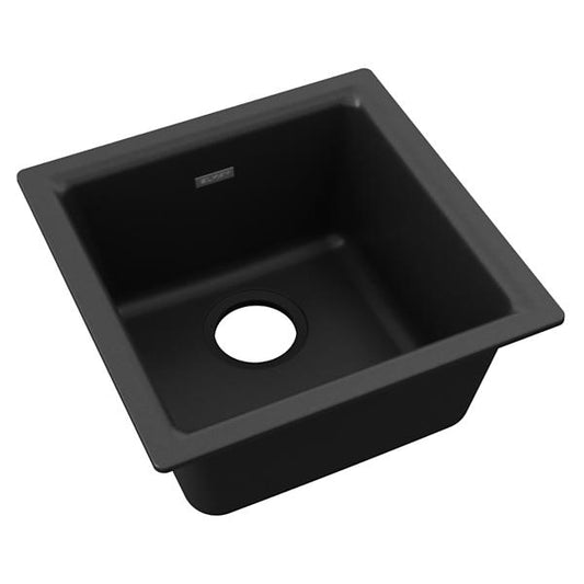 Elkay ELG1616 Quartz Classic® 15-3/4" x 15-3/4" x 7-11/16" Single Bowl Dual Mount Bar Sink