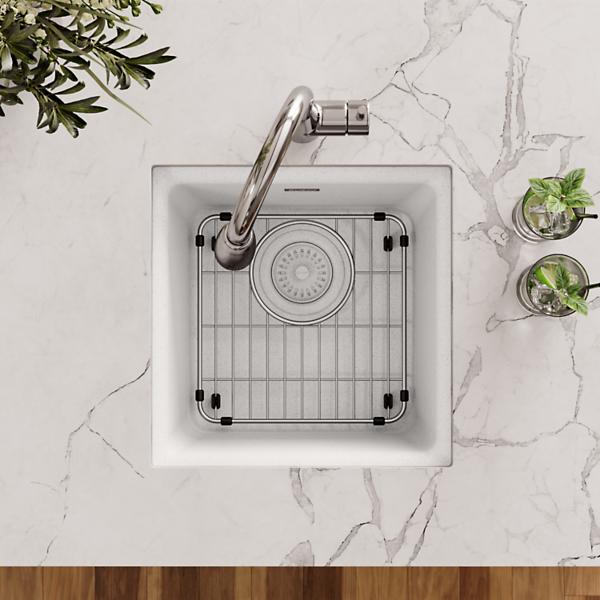 Elkay LKOBG1616SS Stainless Steel 11-1/2" x 11-1/2" x 1" Bottom Grid