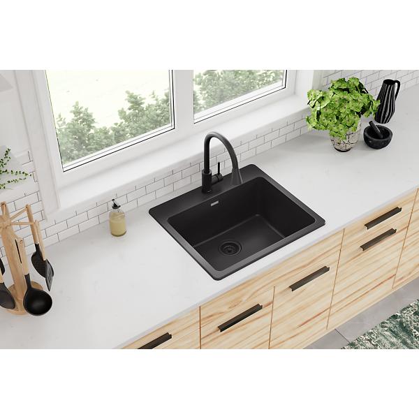 Elkay ELG2522 Quartz Classic® 25" x 22" x 9-1/2" Single Bowl Drop-in Sink