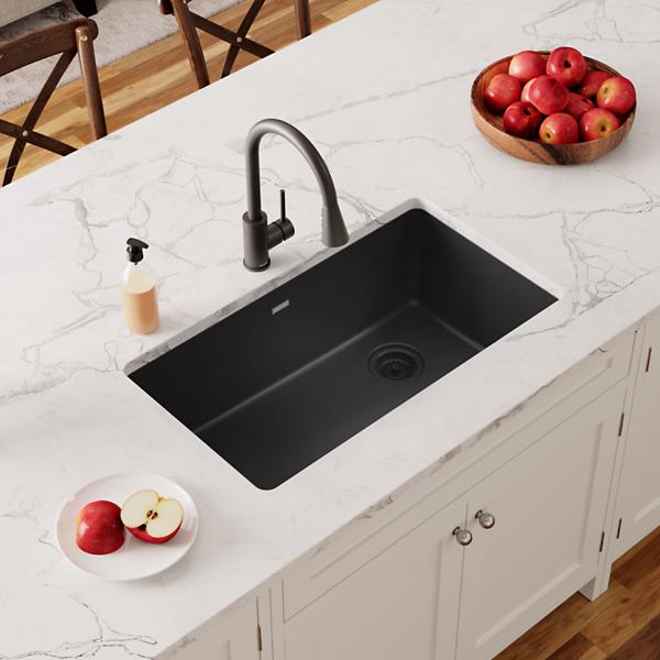Elkay ELGU13322 Quartz Classic® 33" x 18-3/4" x 9-1/2" Single Bowl Undermount Sink