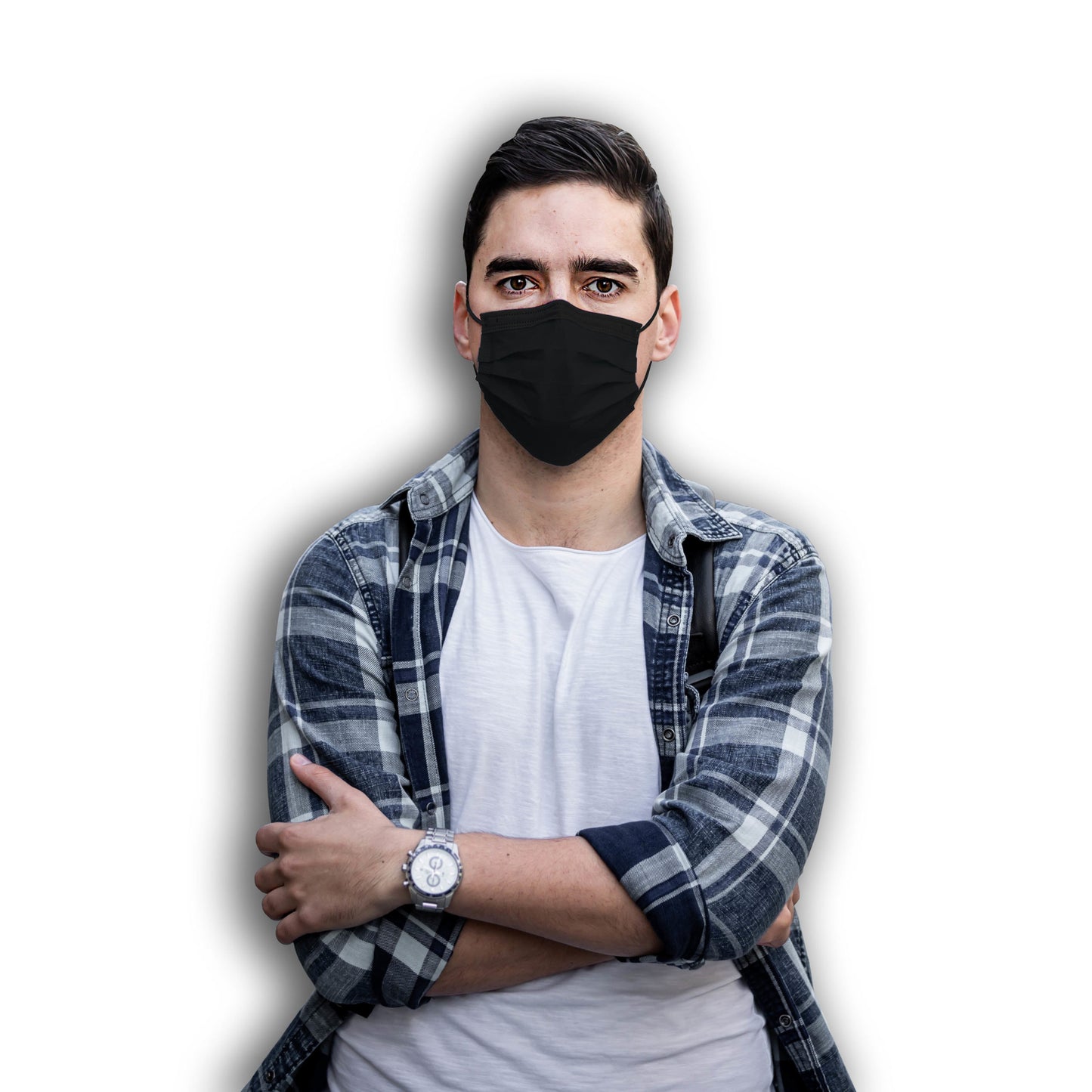 Cordova Safety ELM101 Mask, General Purpose, Ear Loop, Black