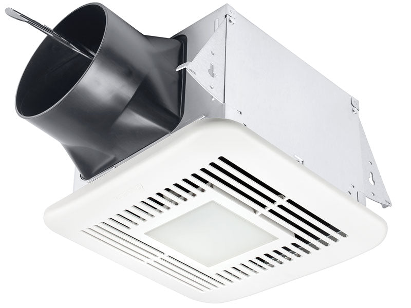 Delta Breez ELT80-110HLED BreezElite Fan/Dimmable LED Light with Humidity Sensor and High Speed Adjustable 80/110 CFM