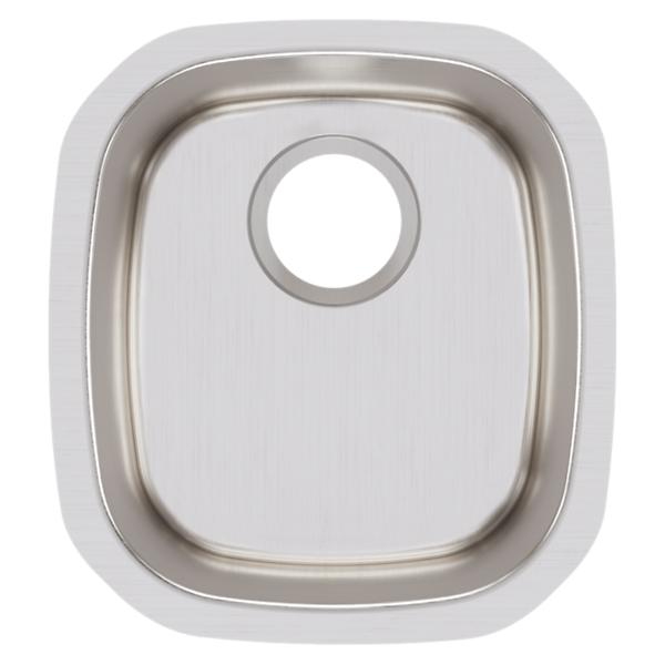 Elkay ELUH1113 Lustertone Classic Stainless Steel 14-1/4" x 15-3/4" x 5-15/16" Single Bowl Undermount Sink