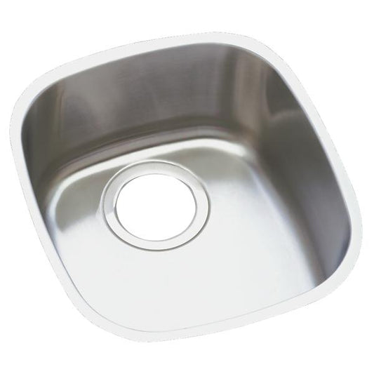 Elkay ELUH1113 Lustertone Classic Stainless Steel 14-1/4" x 15-3/4" x 5-15/16" Single Bowl Undermount Sink
