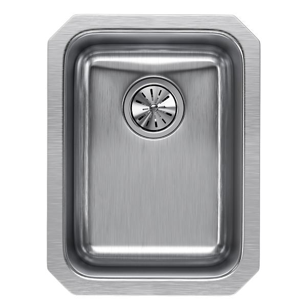 Elkay ELUH1116 Lustertone® Classic Stainless Steel 14" x 18-1/2" x 7-7/8" Single Bowl Undermount Sink