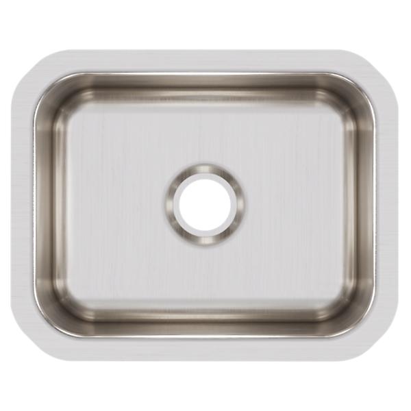 Elkay ELUH129 Lustertone® Classic Stainless Steel 14-1/2" x 11-3/4" x 7" Single Bowl Undermount Bar Sink