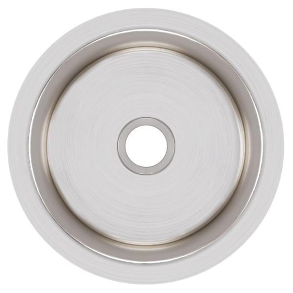 Elkay ELUH12FB Lustertone® Classic Stainless Steel 14-3/8" x 14-3/8" x 6" Single Bowl Undermount Sink