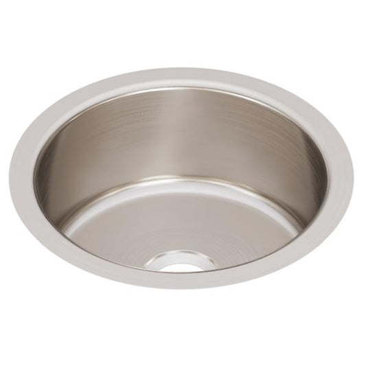 Elkay ELUH12FB Lustertone® Classic Stainless Steel 14-3/8" x 14-3/8" x 6" Single Bowl Undermount Sink