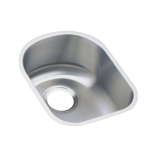 Elkay ELUH1317DBG Lustertone® Classic Stainless Steel 14" x 17-1/2" x 7-1/2" Single Bowl Undermount Sink Kit