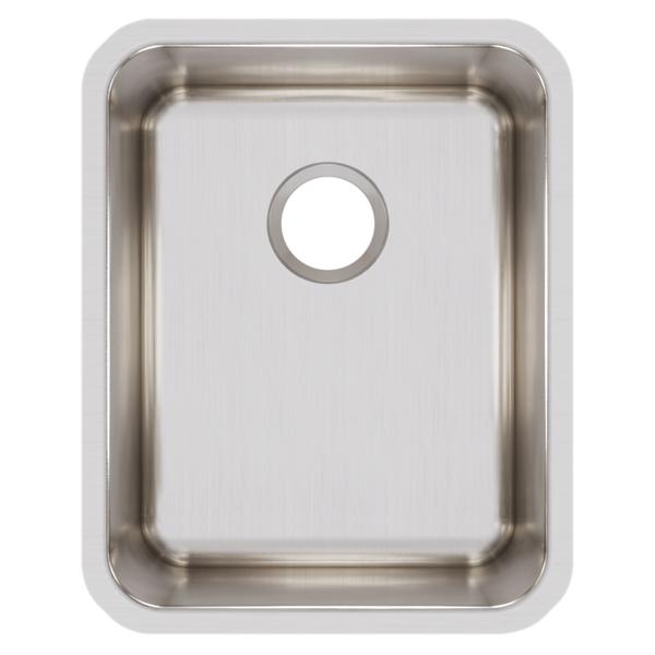 Elkay ELUH141810 Lustertone® Classic Stainless Steel, 16-1/2" x 20-1/2" x 9-7/8" Single Bowl Undermount Sink