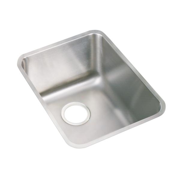 Elkay ELUH141810DBG Lustertone® Classic Stainless Steel 16-1/2" x 20-1/2" x 9-7/8" Single Bowl Undermount Sink Kit