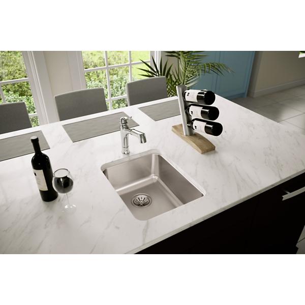 Elkay ELUH1418 Lustertone® Classic Stainless Steel 16-1/2" x 20-1/2" x 7-7/8" Single Bowl Undermount Sink