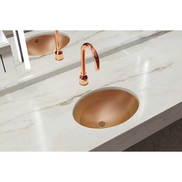 Elkay ELUH1511-CU CuVerro® antimicrobial copper 18" x 14" x 6" Single Bowl Undermount Bathroom Sink