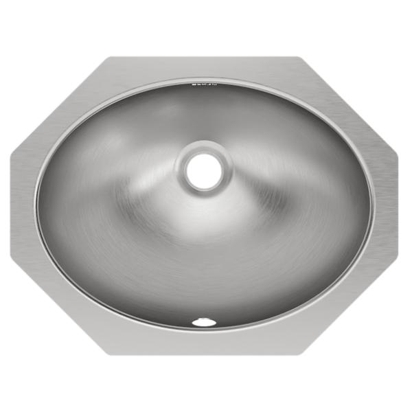Elkay ELUH1511 Asana® Stainless Steel 18" x 14" x 6" Single Bowl Undermount Bathroom Sink